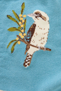 Princess Highway - Kookaburra Sock - blue