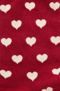 Princess Highway - Sweet Heart Socks - red