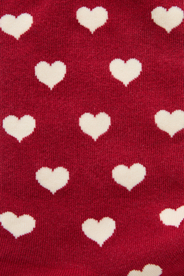 Princess Highway - Sweet Heart Socks - red