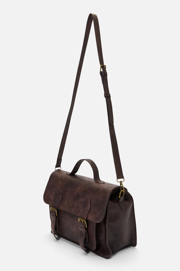 Princess Highway - Two Way Satchel Bag - chocolate