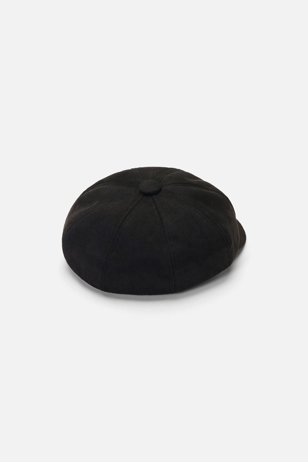Princess Highway - Black Faux Suede Baker Boy - black