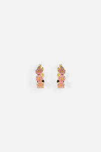 Princess Highway - Daisy Sleeper Earrings - pink
