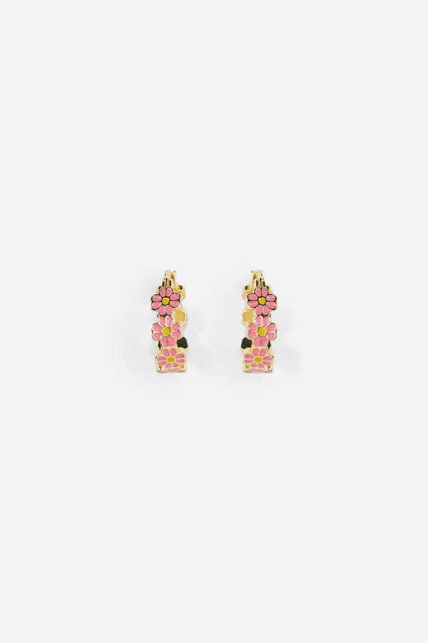 Princess Highway - Daisy Sleeper Earrings - pink