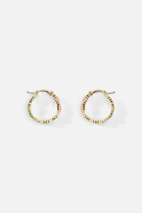 Princess Highway - Daisy Sleeper Earrings - pink