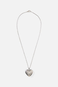 Princess Highway - Heart Locket Necklace - silver