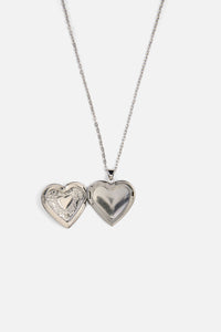 Princess Highway - Heart Locket Necklace - silver