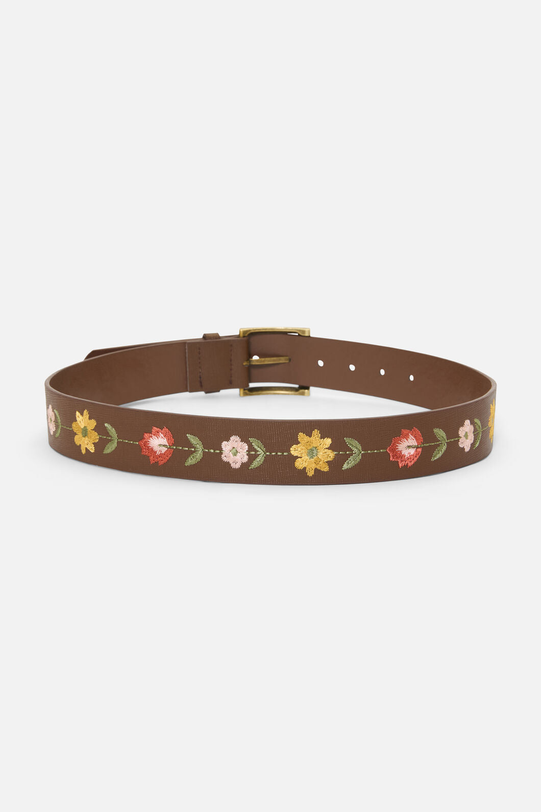 Princess Highway - Embroidered Garden Belt - chocolate