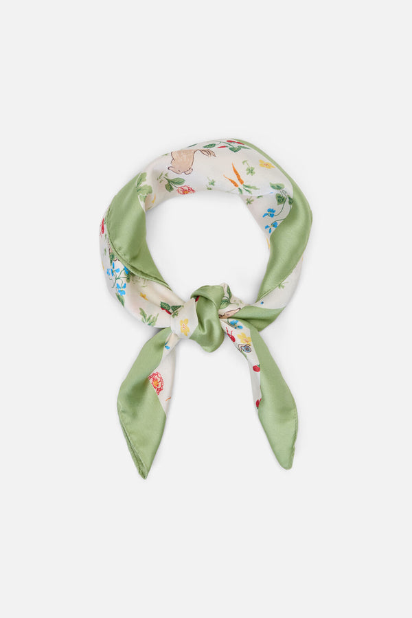 Princess Highway - Lola Rabbit Satin Scarf - cream