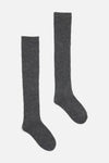 Princess Highway - Grey Long Rib Sock - grey