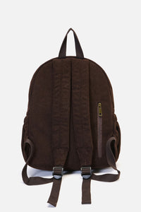Princess Highway - Duck Embroidered Cord Backpack - chocolate