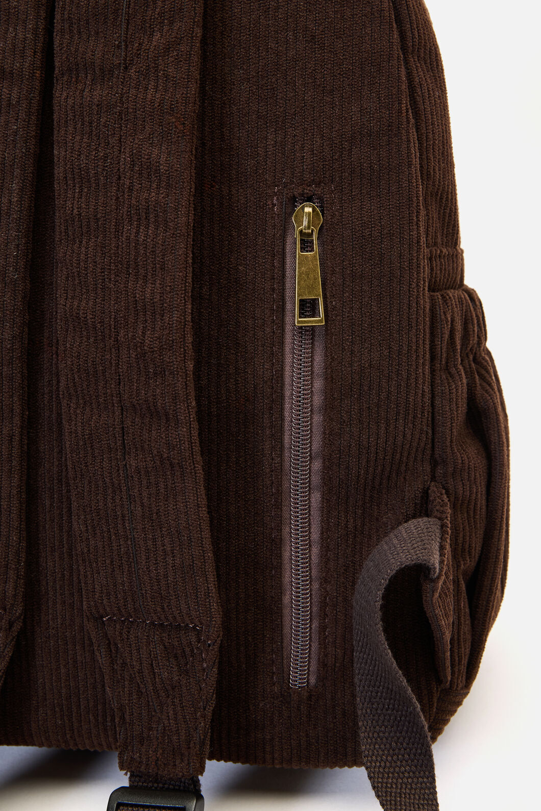Princess Highway - Duck Embroidered Cord Backpack - chocolate