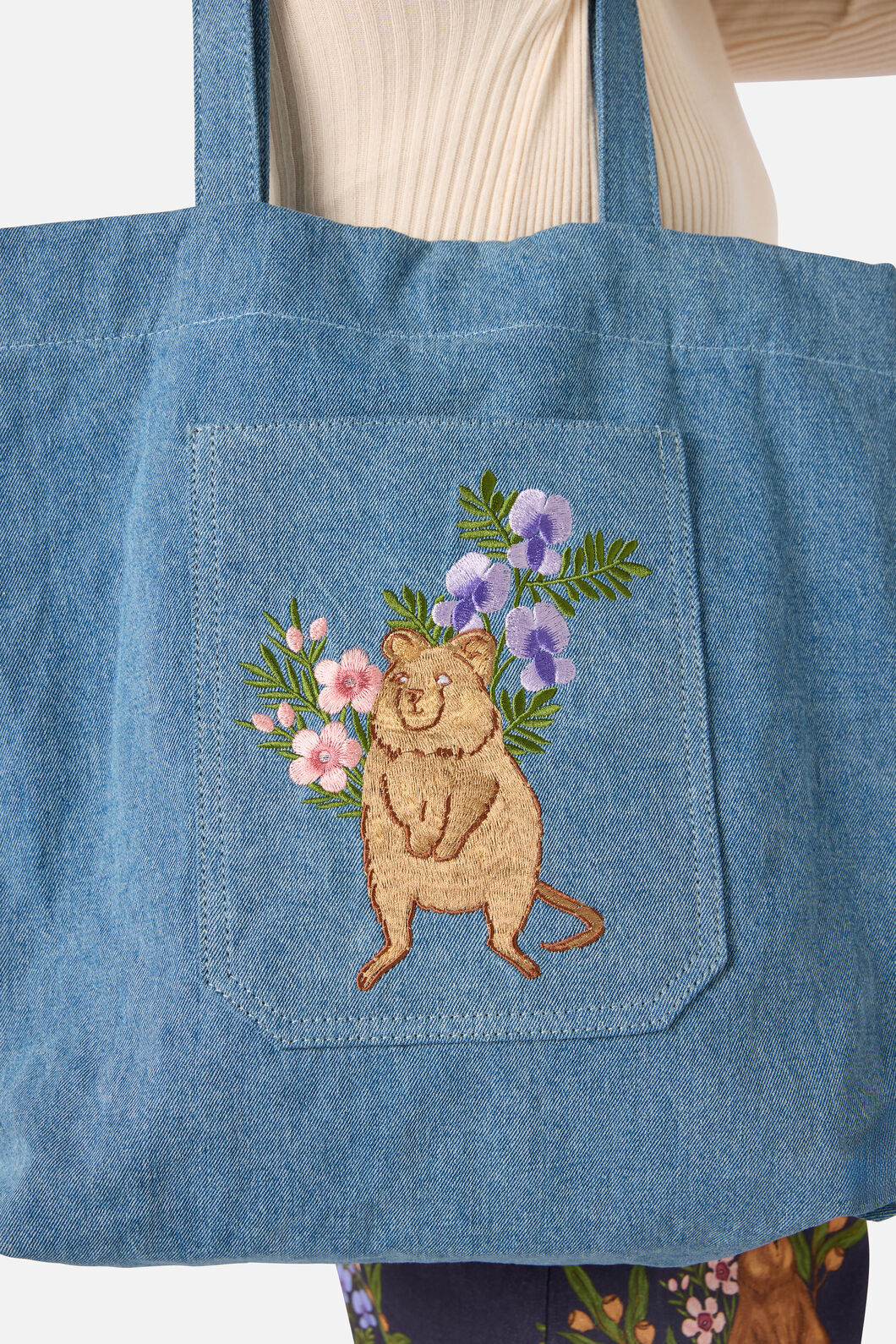 Princess Highway - Quokka Denim Tote - denim