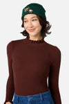 Princess Highway - Duck Embroidered Beanie - green