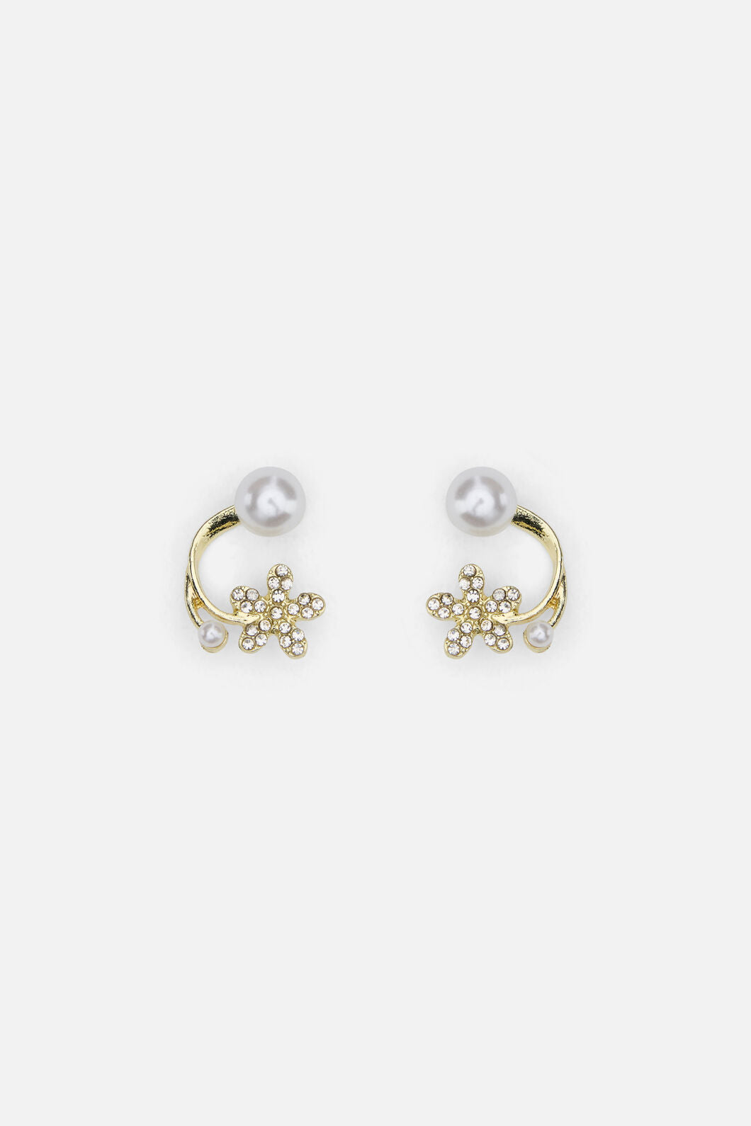Princess Highway - Daisy Pearl Wrap Earrings - pearl