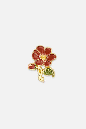 Princess Highway - Floral Pin - orange