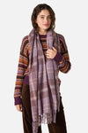 Princess Highway - Lilac Check Scarf - lilac