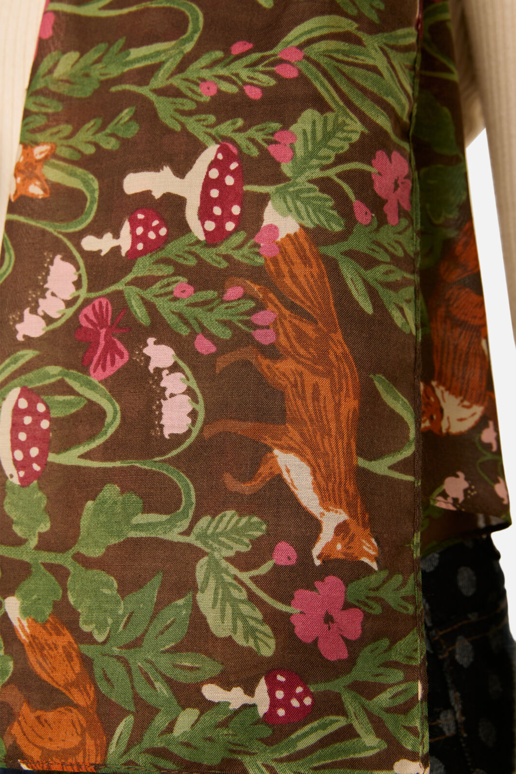 Princess Highway - Fox Soft Scarf - chocolate