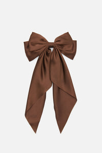 Princess Highway - Velvet Barrette Hair Clip - chocolate