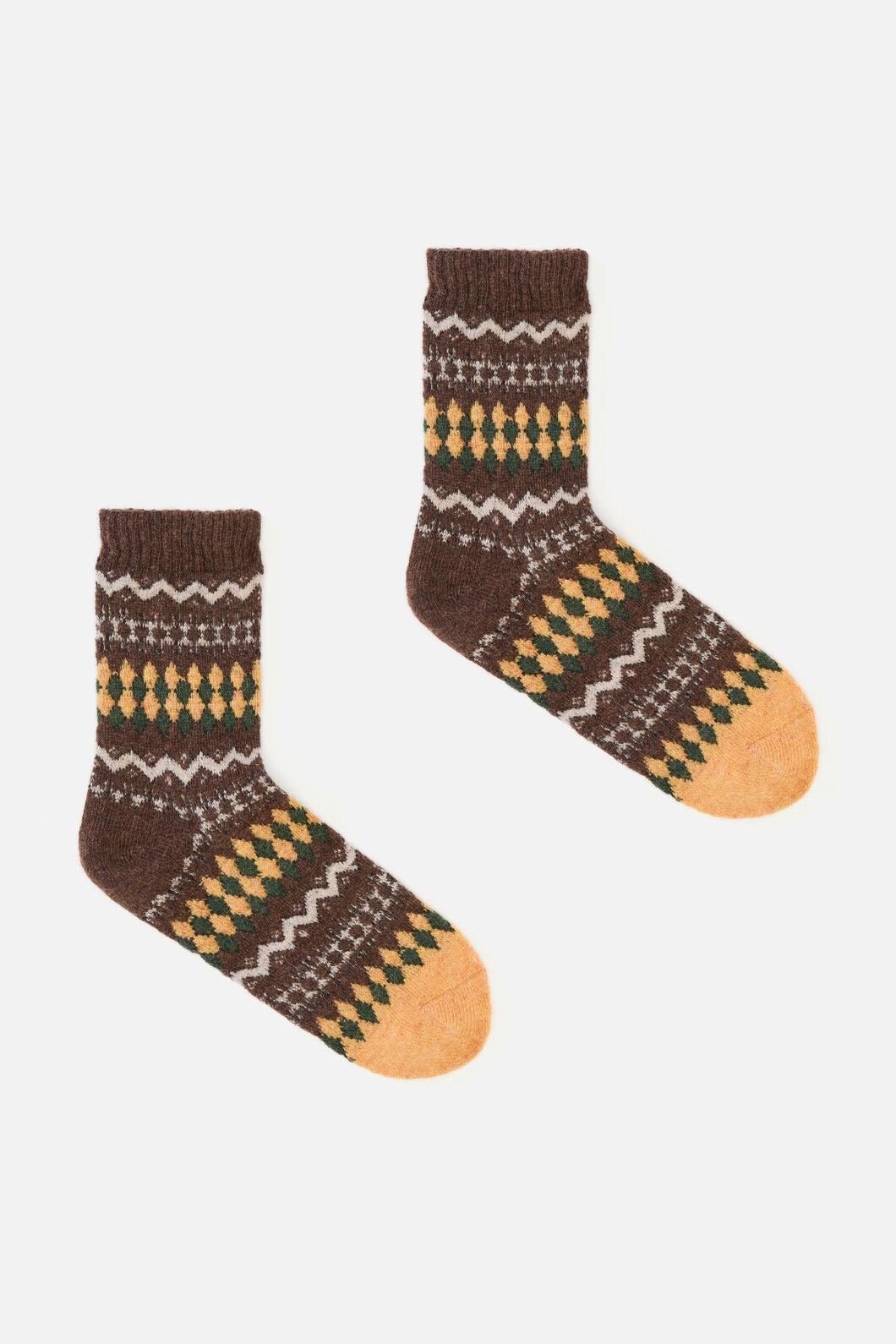 Princess Highway - Winter Nordic Sock - chocolate
