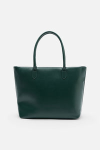 Princess Highway - Cute Cat Embroidered Tote - green
