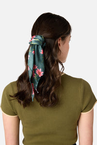 Princess Highway - Goldie Scarf Scrunchie - green