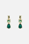 Princess Highway - Beautiful Stone Drop Earrings - green