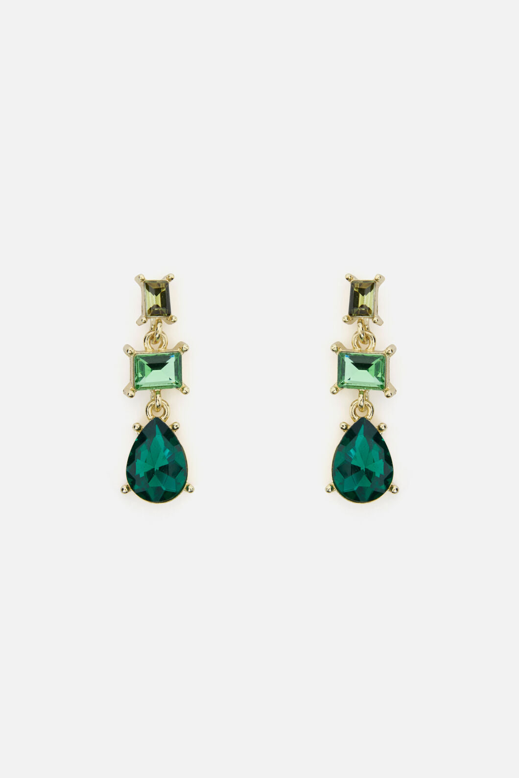 Princess Highway - Beautiful Stone Drop Earrings - green