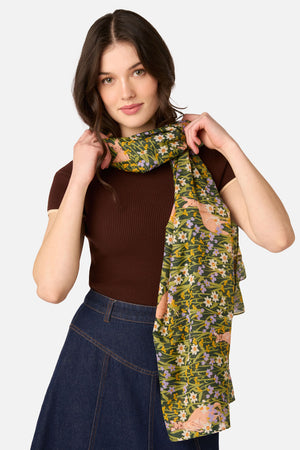 Princess Highway - Kangaroo Soft Scarf - green