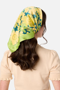 Princess Highway - Twiggy Satin Scarf - green