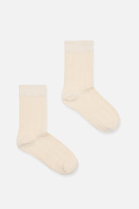 Princess Highway - Cable Texture Sock - cream