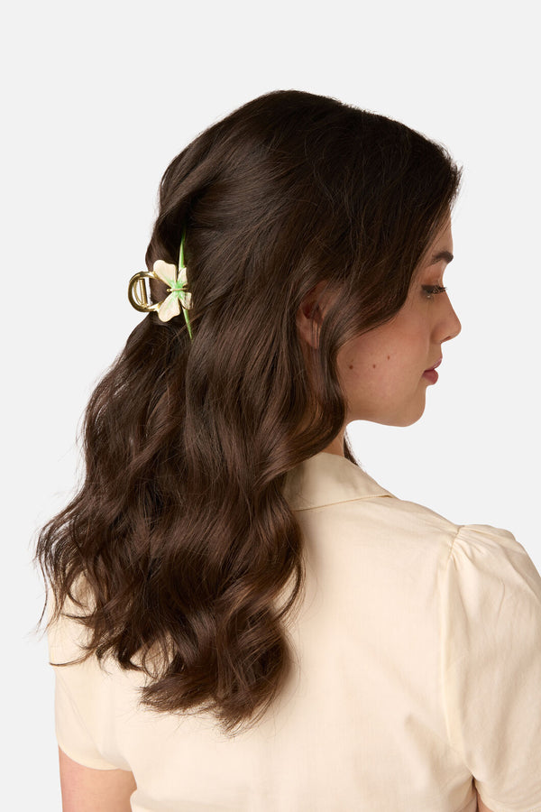 Princess Highway - Butterfly Metal Claw Clip - green