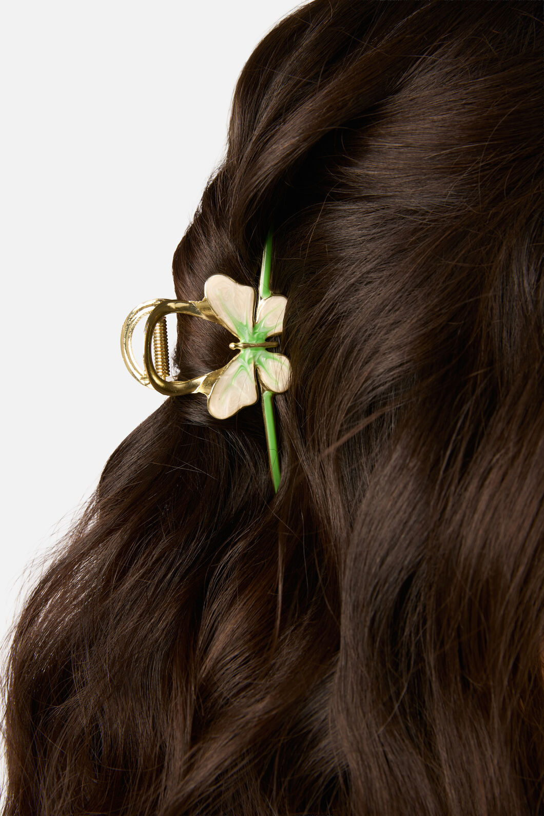 Princess Highway - Butterfly Metal Claw Clip - green