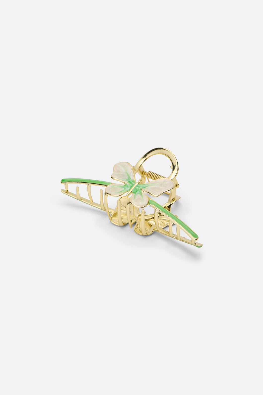 Princess Highway - Butterfly Metal Claw Clip - green