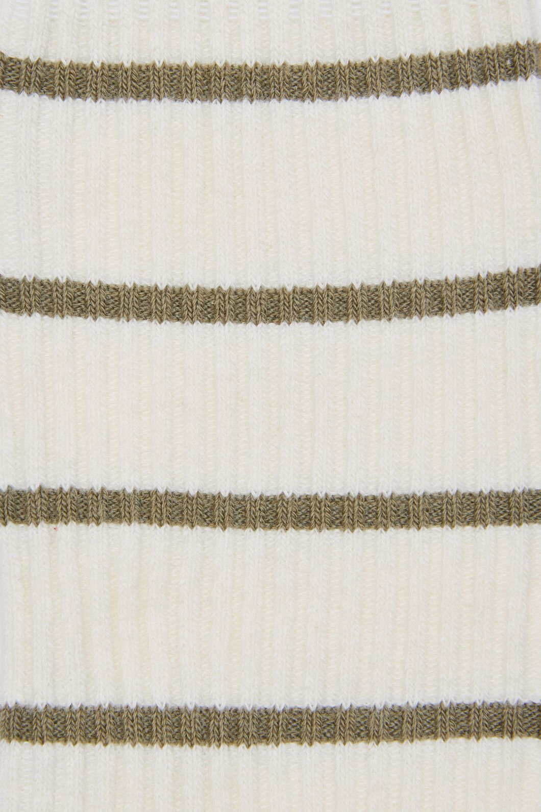 Princess Highway - Cream Striped Rib Sock - cream