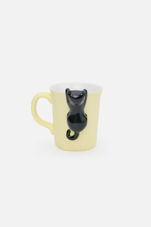 Princess Highway - Lemon Cute Cat Mug - lemon