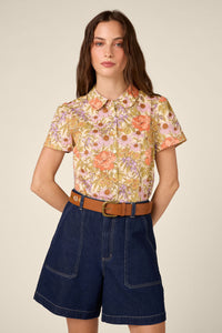 Princess Highway - Adelaide Floral Embroidered Belt - tan