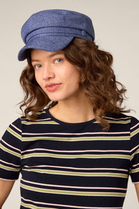 Princess Highway - Button Page Hat - blue