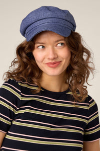 Princess Highway - Button Page Hat - blue