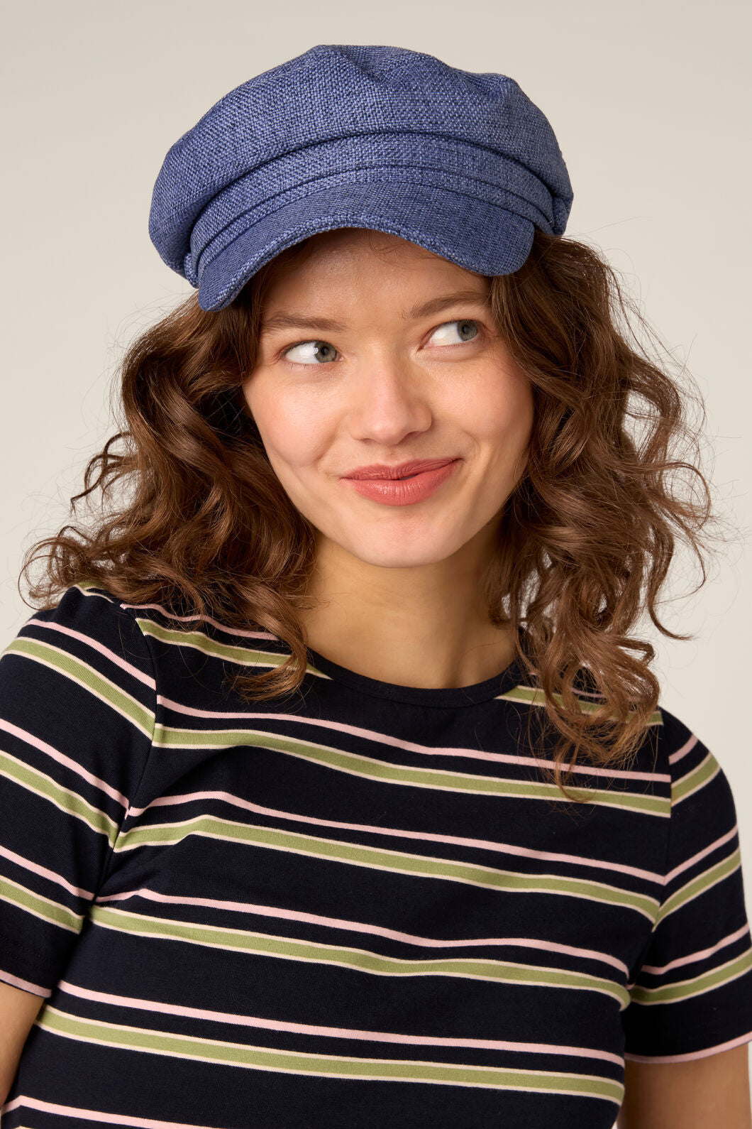 Princess Highway - Button Page Hat - blue