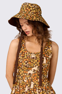 Princess Highway - Meadow Reversible Hat - chocolate