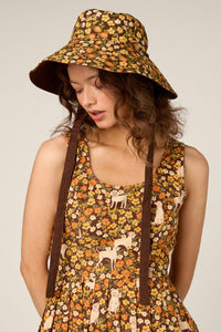 Princess Highway - Meadow Reversible Hat - chocolate