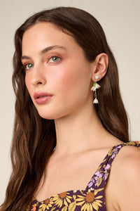 Princess Highway - White Tulip Earrings - white