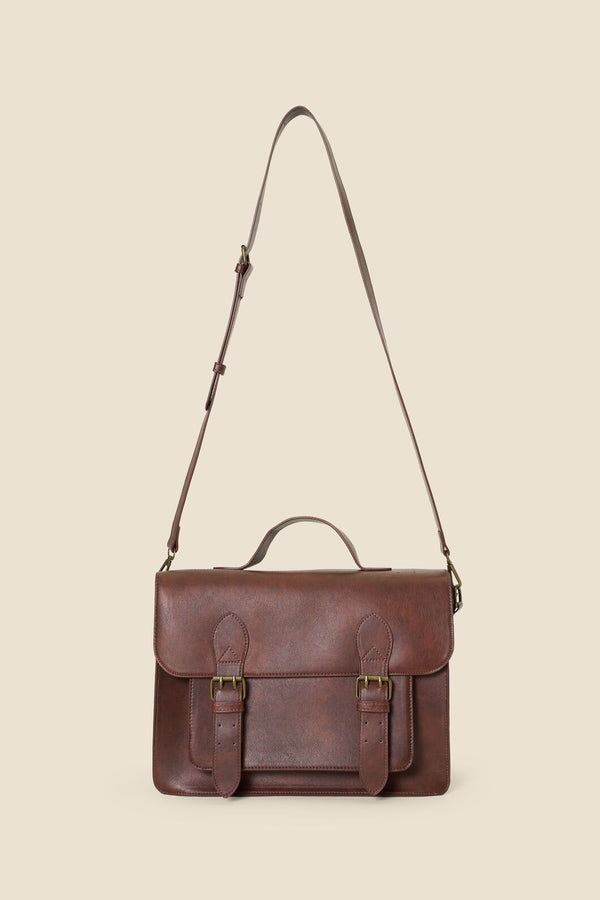 Princess Highway - Rust Two Way Satchel - rust