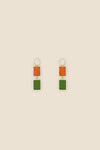 Princess Highway - Vintage Rectangle Drop Earring - multi