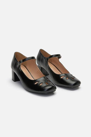 Princess Highway - Black Vintage Heel - black