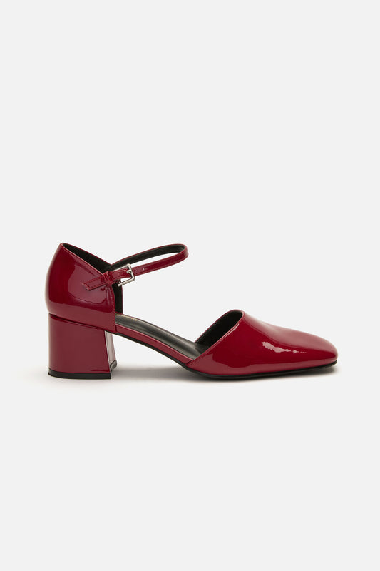 Princess Highway - Plum Sweet Buckle Heel - plum