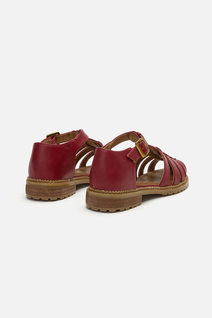 Princess Highway - Dark Red Classic Sandal - dark-red