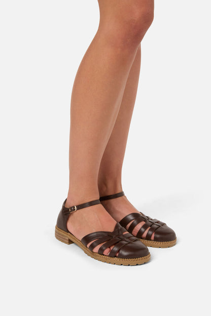 Princess Highway - Chocolate Elizabeth Sandal - chocolate