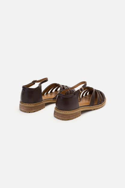 Princess Highway - Chocolate Elizabeth Sandal - chocolate