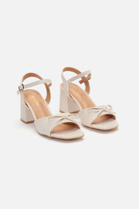 Princess Highway - Cream Bow Heel - cream